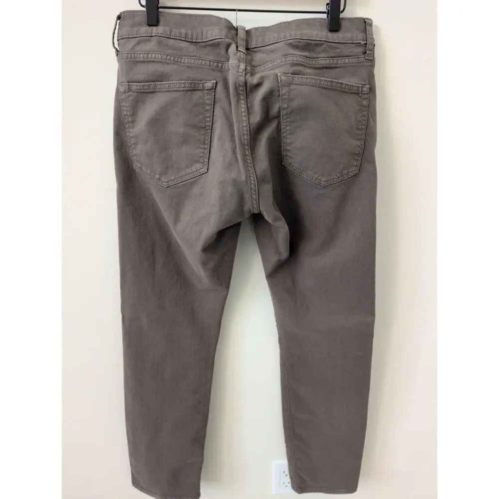 J. Crew 484 Slim fit garment dyed pant in Dusty Charcoal size 32 x 32